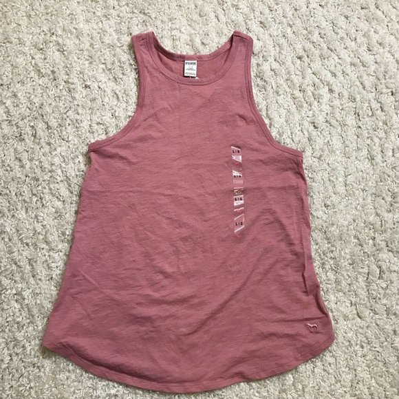 PINK Victoria's Secret Other - Victoria's Secret PINK Womens Sleep Top Racerback Tank Top Pink Size Large NEW